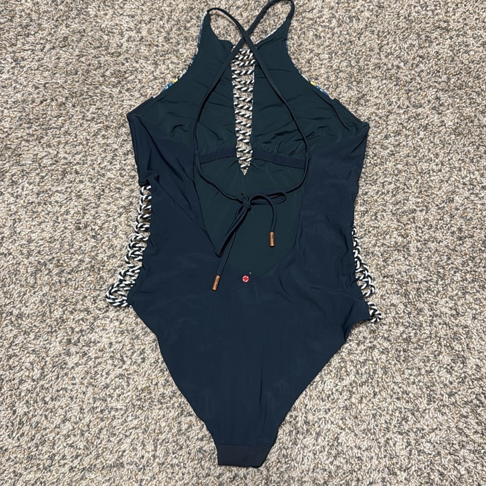 Red Carter Multicolor One Piece Swimsuit - Picture 8 of 9